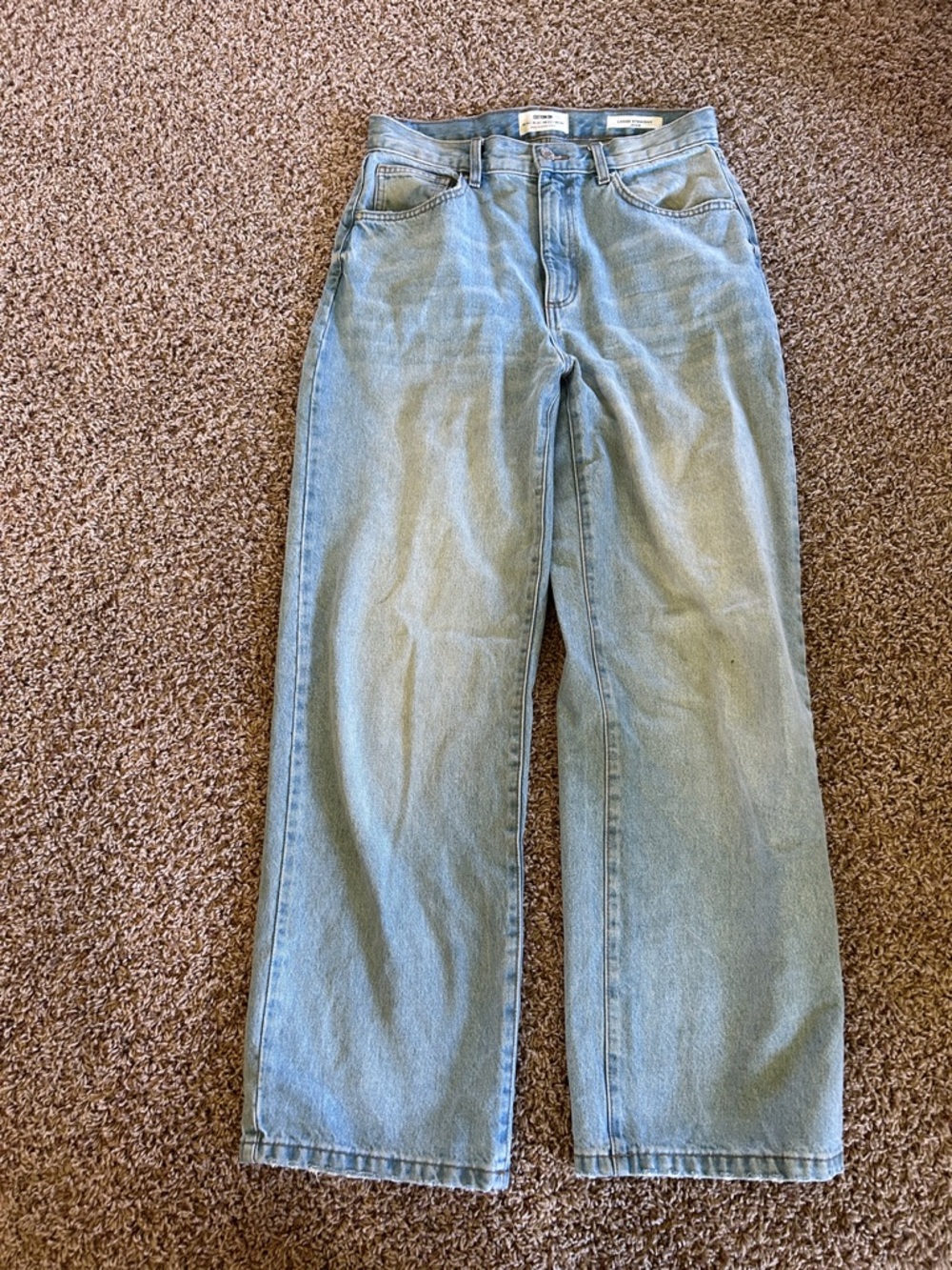 Cotton On Light Blue Loose Straight Jeans